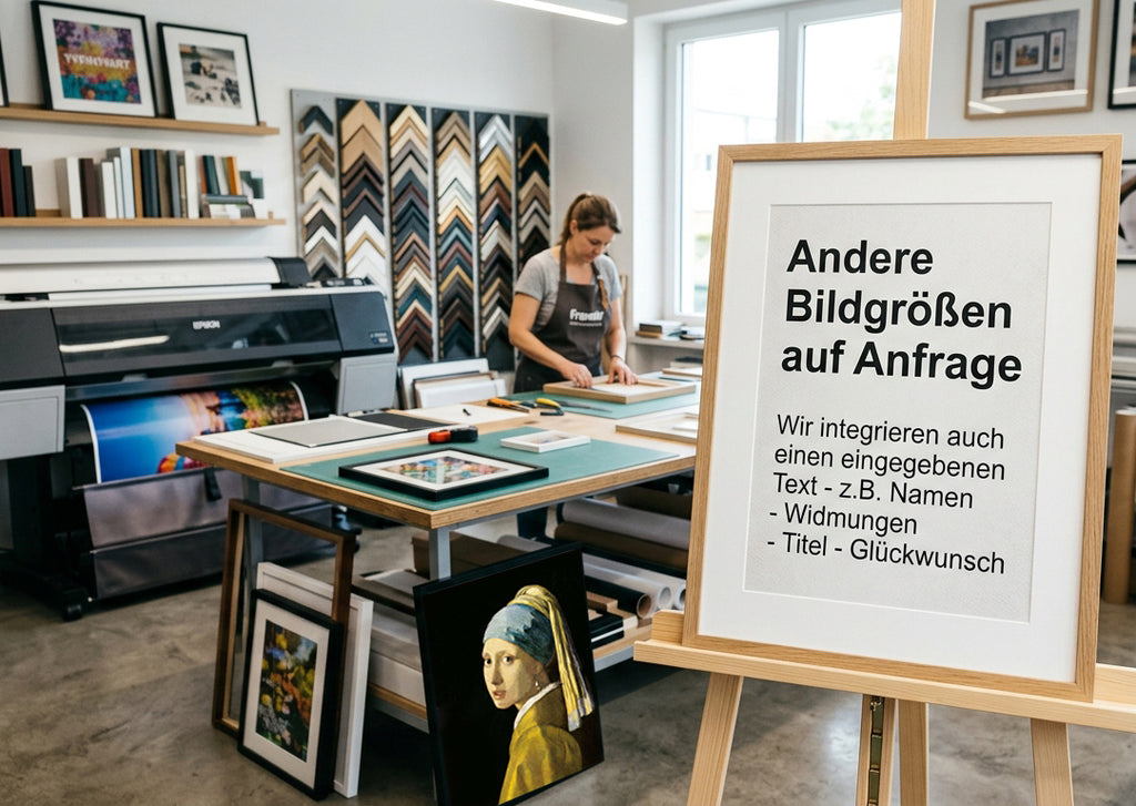 Wandbild Hausboot Karikatur 8 Kunstdruck auf Leinwand